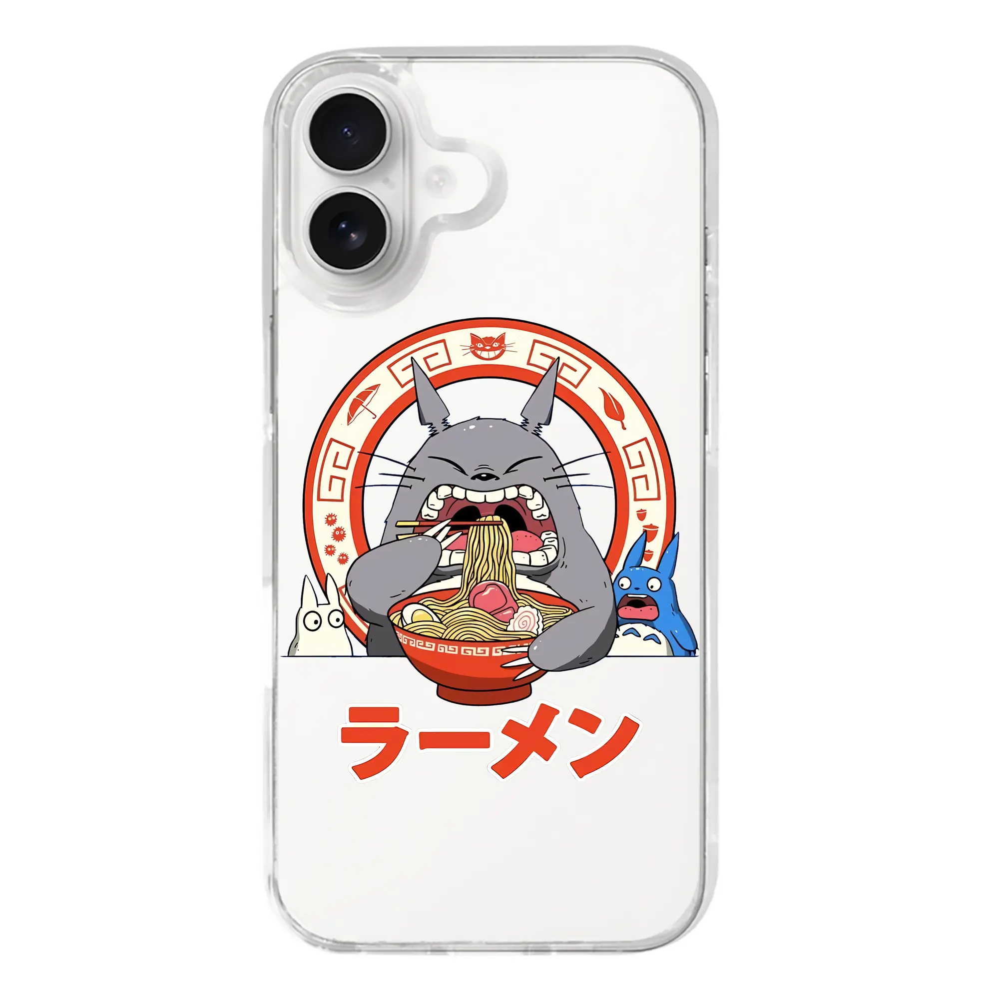 となりのトトロ グッズ トトロ - iPhone 17シリーズ 透明スマホケース – 薄型・耐衝撃・精密フィット保護カバー